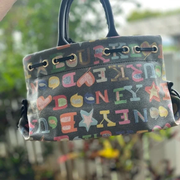 Dooney & Bourke Multicolor Canvas Tote - Picture 3 of 5